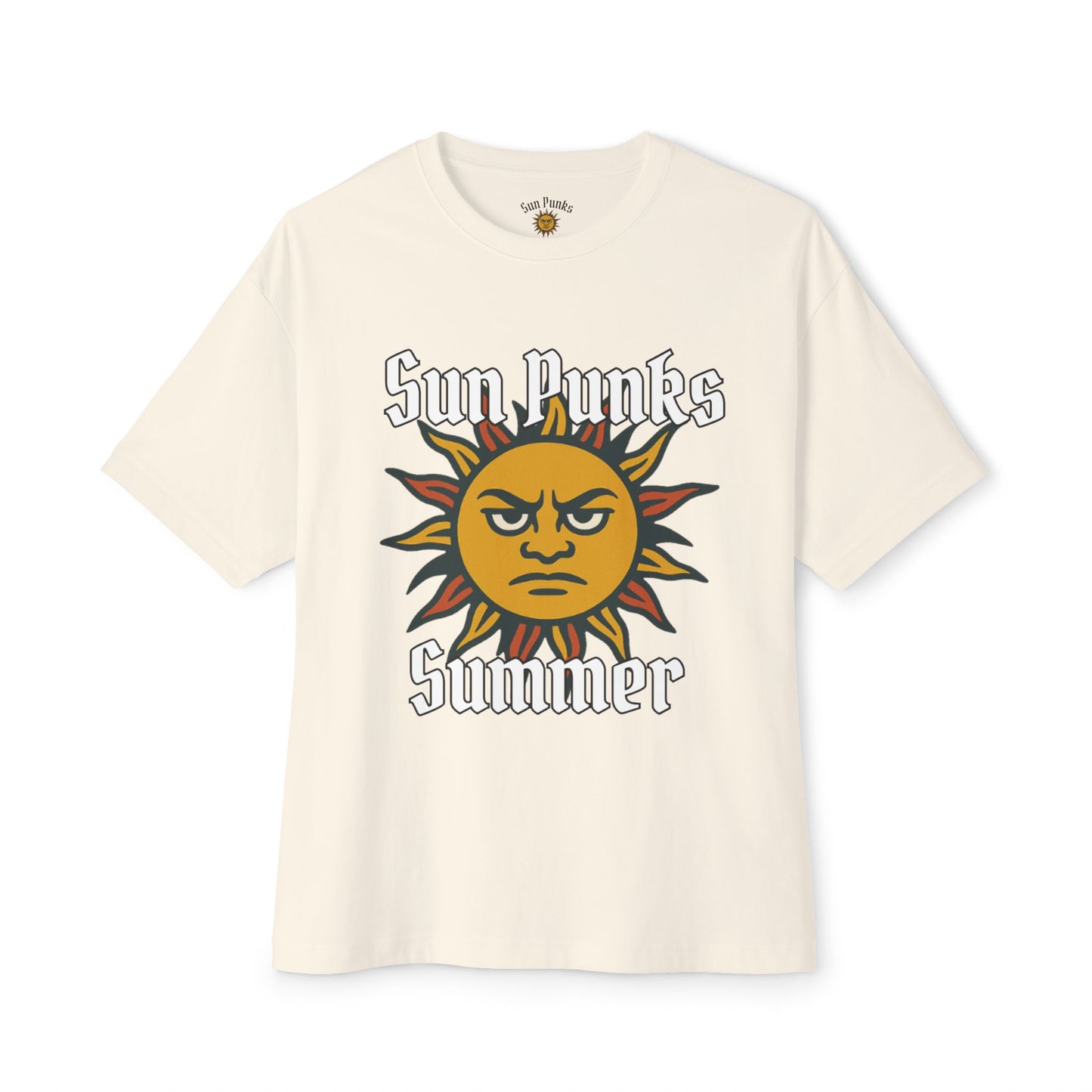 Sun Punk Summer - Unisex Oversized Boxy Tee