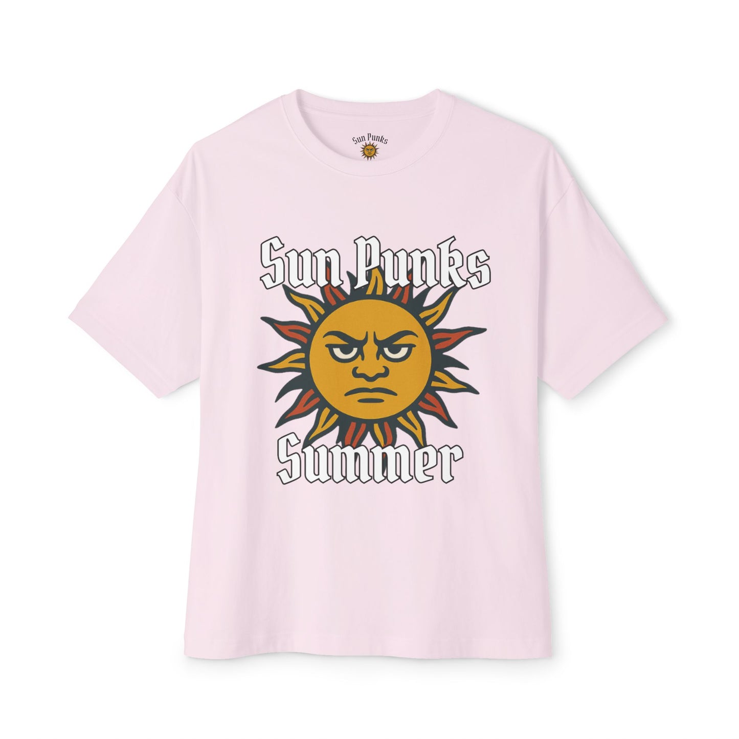 Sun Punk Summer - Unisex Oversized Boxy Tee