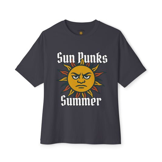 Sun Punk Summer - Unisex Oversized Boxy Tee