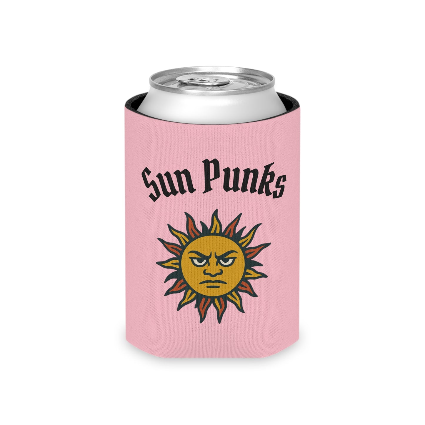 Sun Punks Simple Koozie - Pink