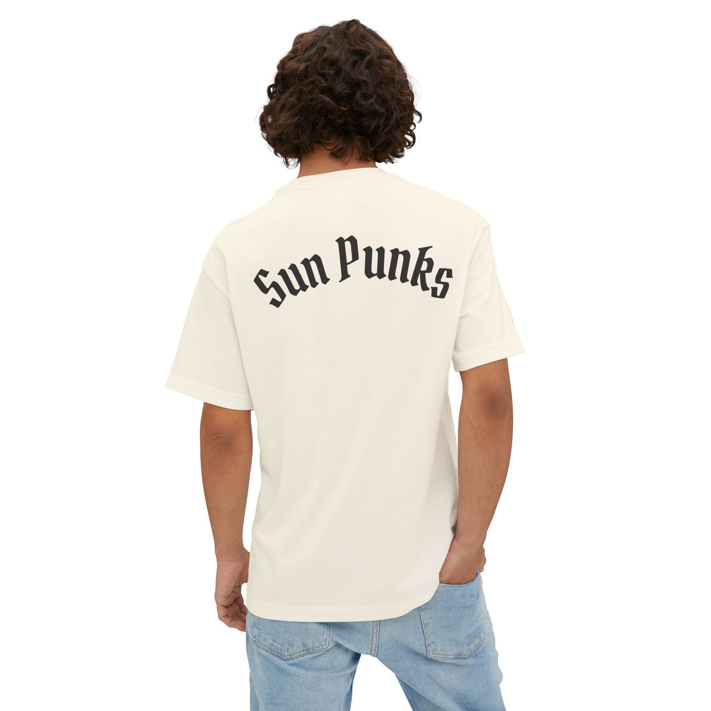 Sun Punks Oversized Boxy Tee - Boho Graphic Tee