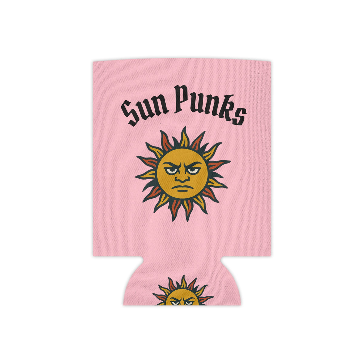 Sun Punks Simple Koozie - Pink