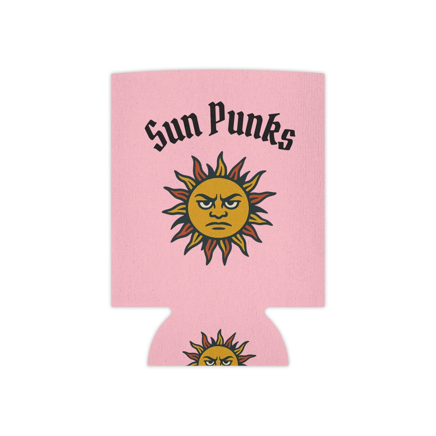 Sun Punks Simple Koozie - Pink