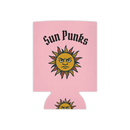 Sun Punks Simple Koozie - Pink