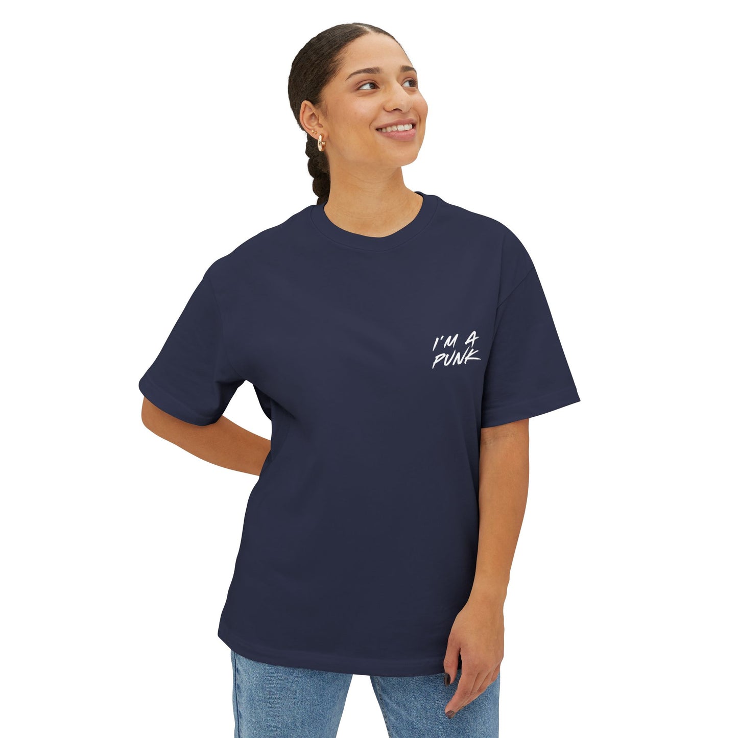 Unisex Oversized Boxy Tee - Sun Punks Summer Graphic T-Shirt