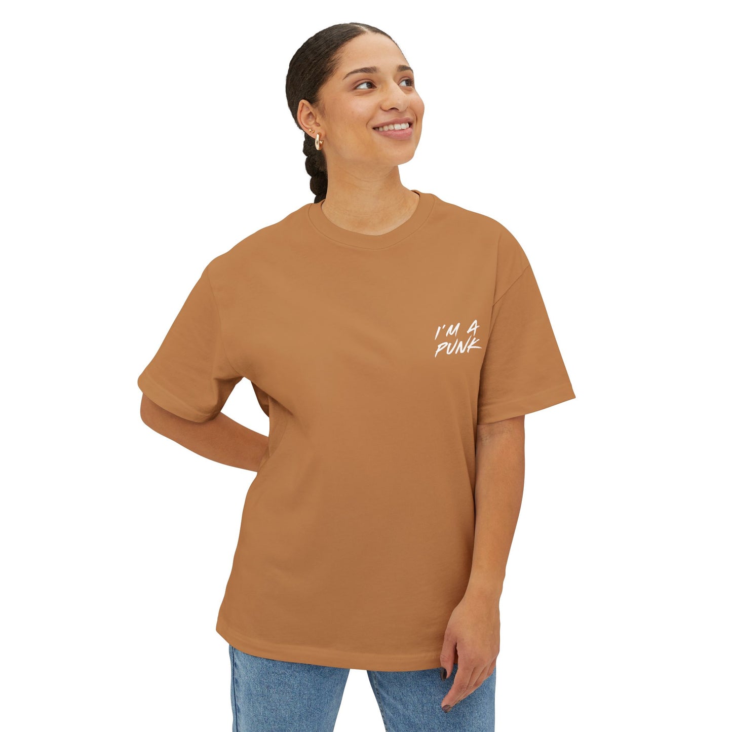 Unisex Oversized Boxy Tee - Sun Punks Summer Graphic T-Shirt