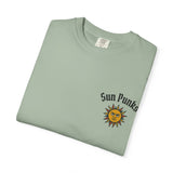 Unisex Oversized Boxy Tee - Sun Punks Surfer Skeleton Graphic T-Shirt