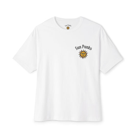 Unisex Oversized Boxy Tee - Sun Punks Graphic T-Shirt