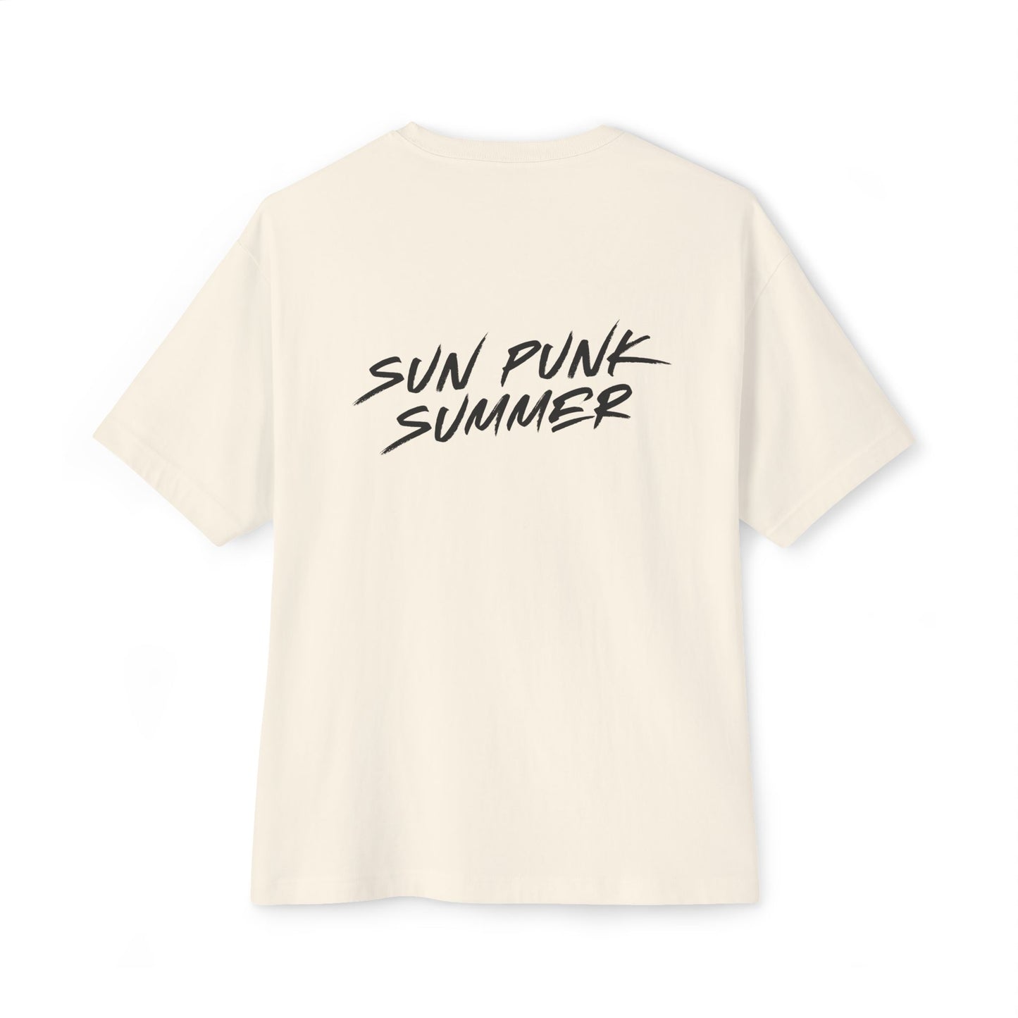 Unisex Oversized Boxy Tee - Sun Punks Summer Graphic T-Shirt