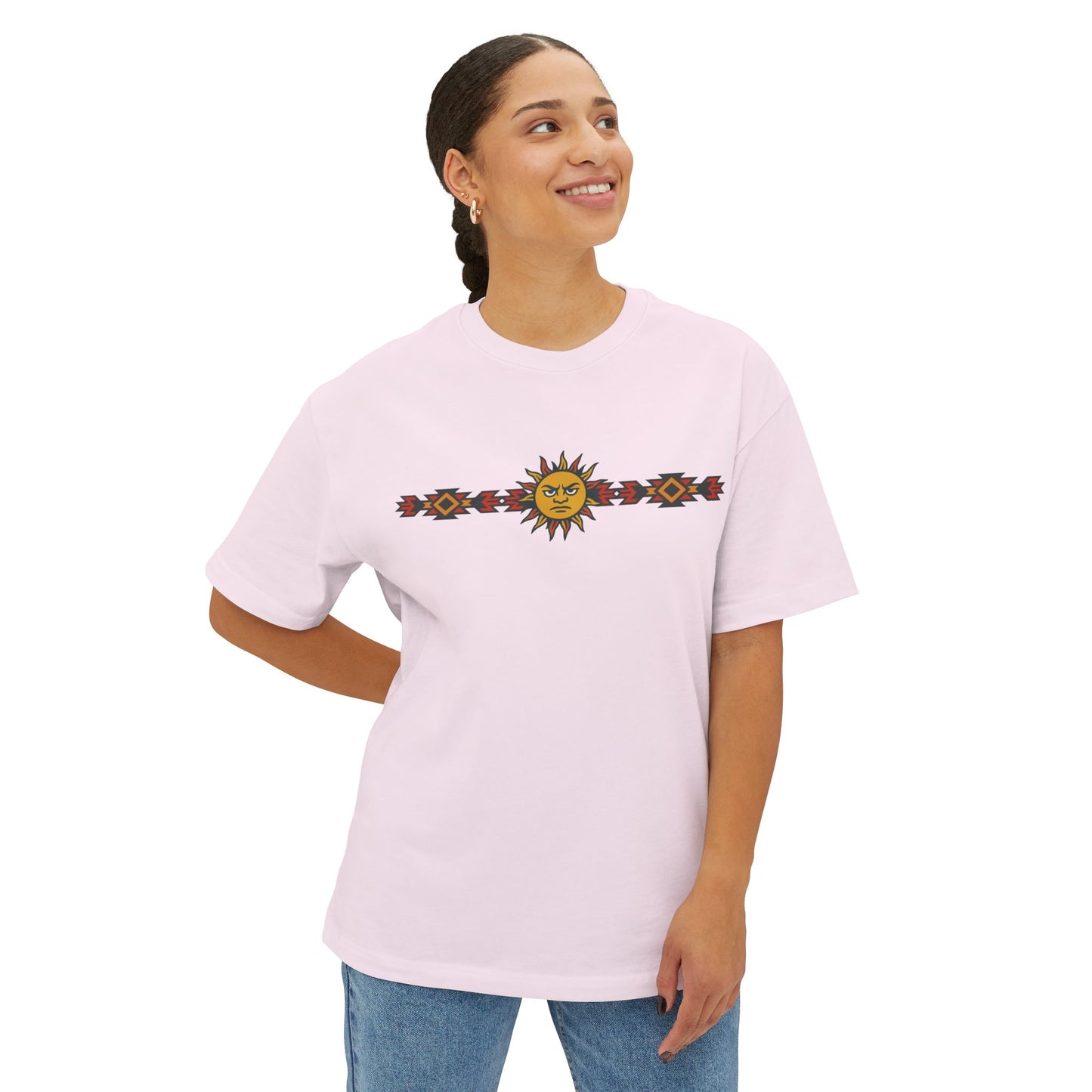 Sun Punks Oversized Boxy Tee - Boho Graphic Tee