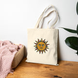 Sun Punks Cotton Canvas Tote Bag - Eco-Friendly Shopping & Beach Bag
