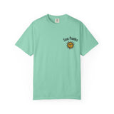 Unisex Oversized Boxy Tee - Sun Punks Surfer Skeleton Graphic T-Shirt