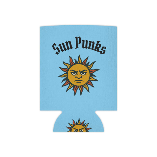 Sun Punks Simple Koozie - Blue