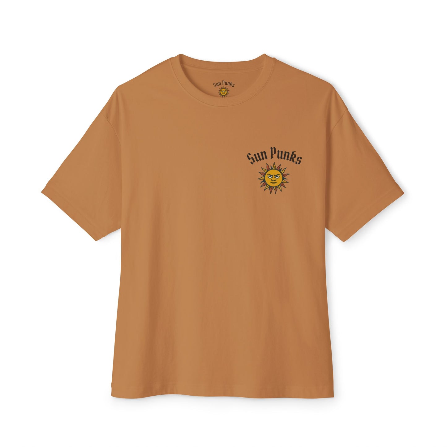 Unisex Oversized Boxy Tee - Sun Punks Graphic T-Shirt