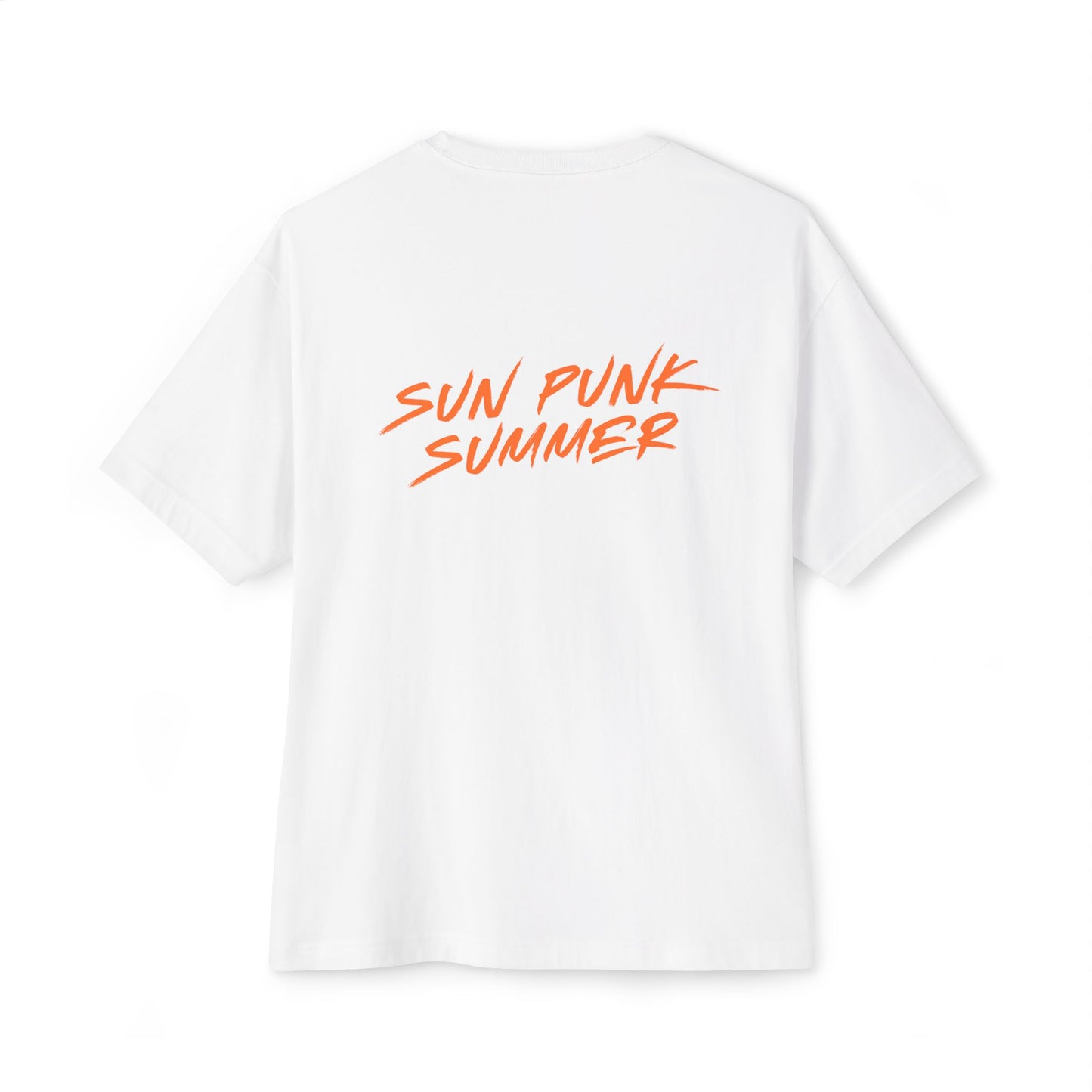 Unisex Oversized Boxy Tee - Sun Punks Summer Graphic T-Shirt