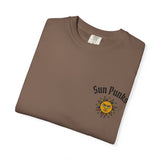 Unisex Oversized Boxy Tee - Sun Punks Surfer Skeleton Graphic T-Shirt