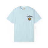 Unisex Oversized Boxy Tee - Sun Punks Surfer Skeleton Graphic T-Shirt