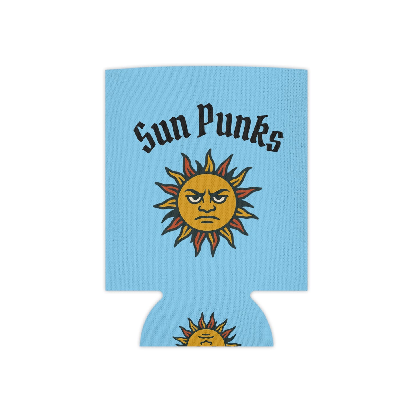 Sun Punks Simple Koozie - Blue