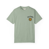 Unisex Oversized Boxy Tee - Sun Punks Surfer Skeleton Graphic T-Shirt