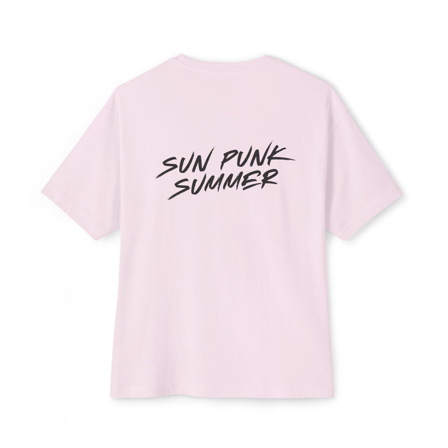 Unisex Oversized Boxy Tee - Sun Punks Summer Graphic T-Shirt