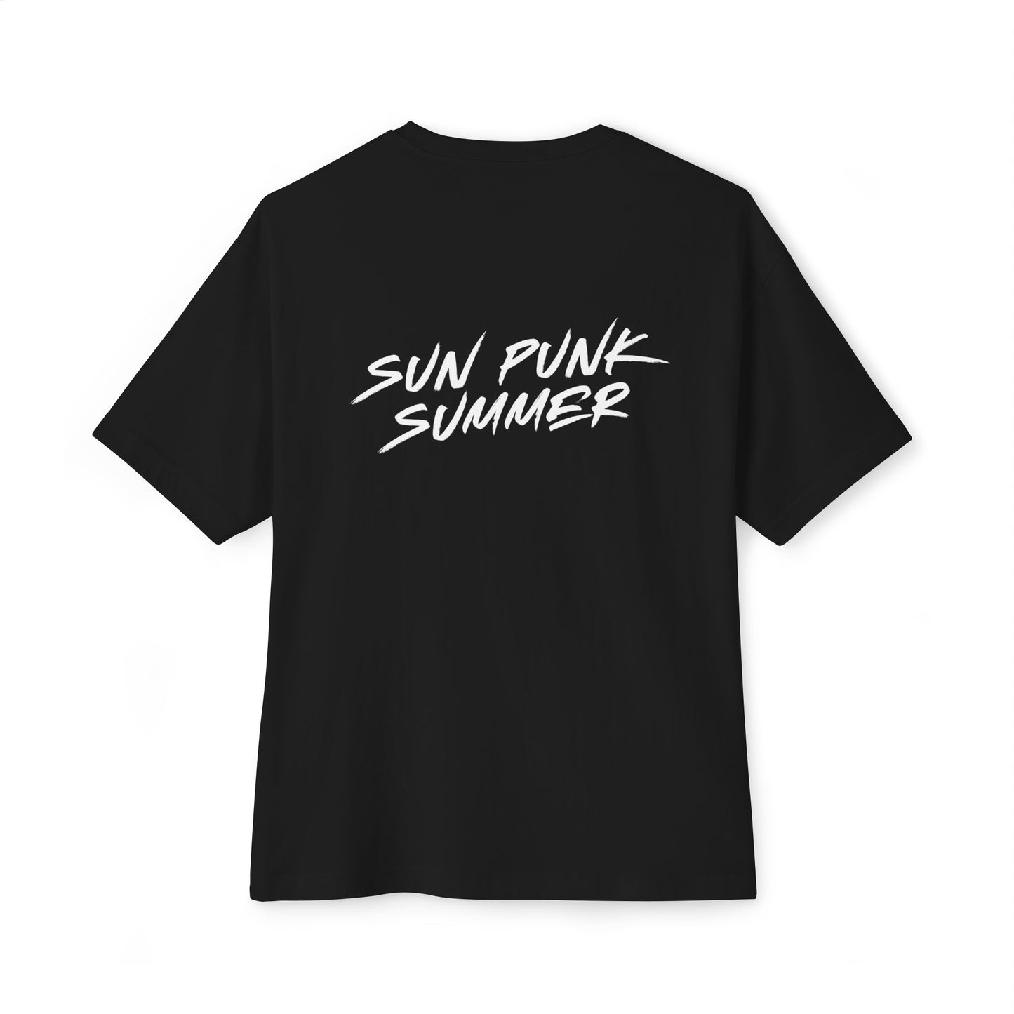Unisex Oversized Boxy Tee - Sun Punks Summer Graphic T-Shirt