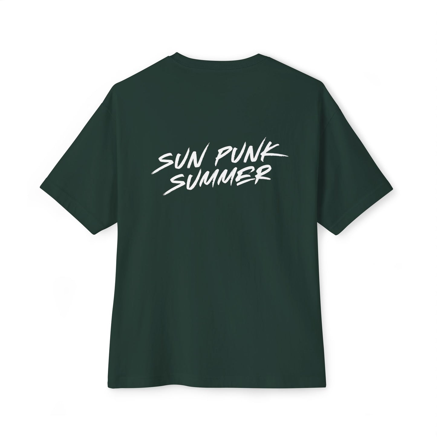 Unisex Oversized Boxy Tee - Sun Punks Summer Graphic T-Shirt