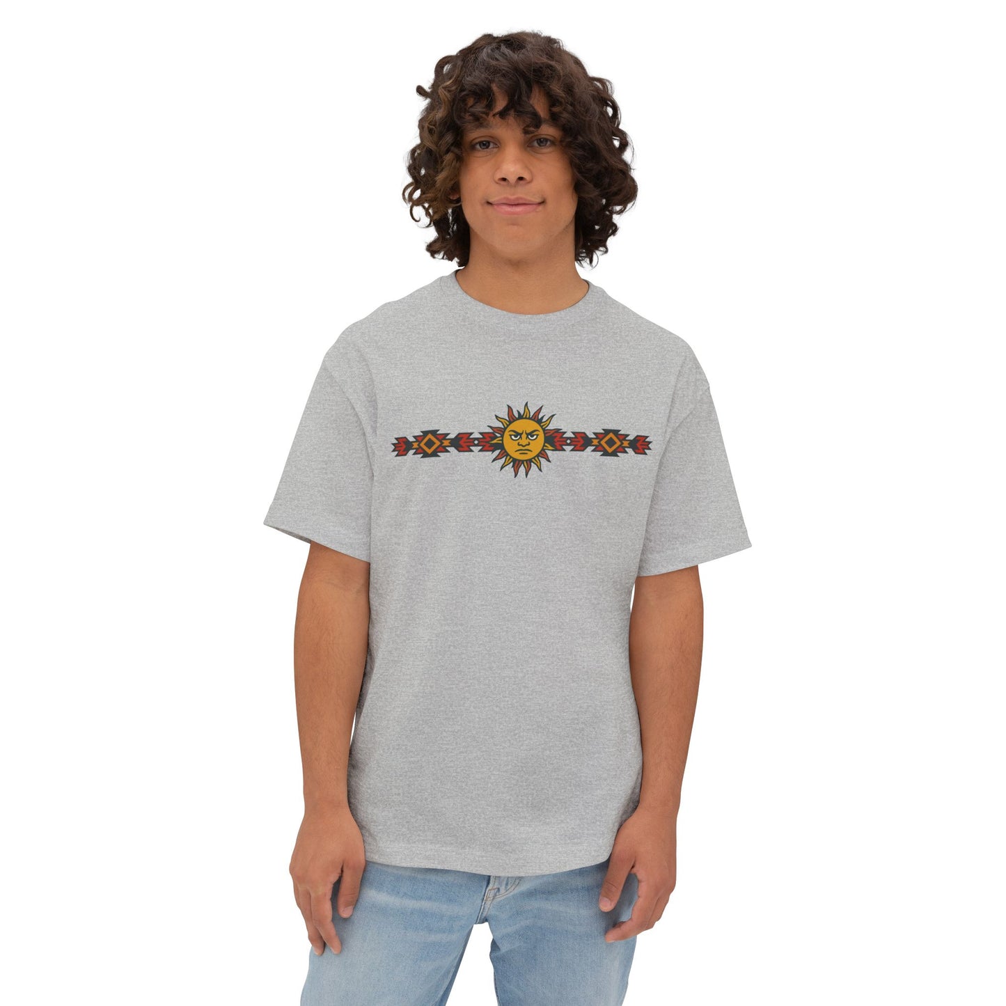 Sun Punks Oversized Boxy Tee - Boho Graphic Tee