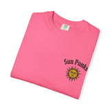 Unisex Oversized Boxy Tee - Sun Punks Surfer Skeleton Graphic T-Shirt