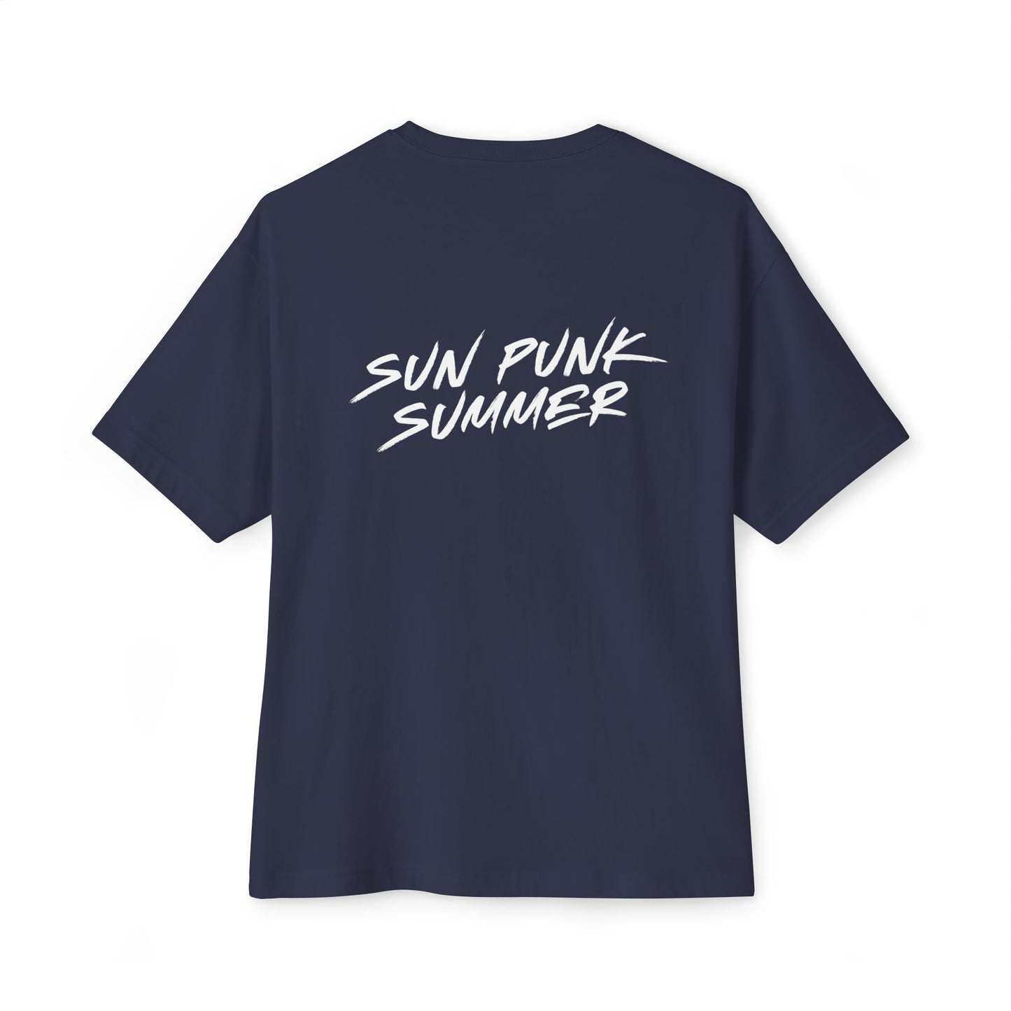Unisex Oversized Boxy Tee - Sun Punks Summer Graphic T-Shirt