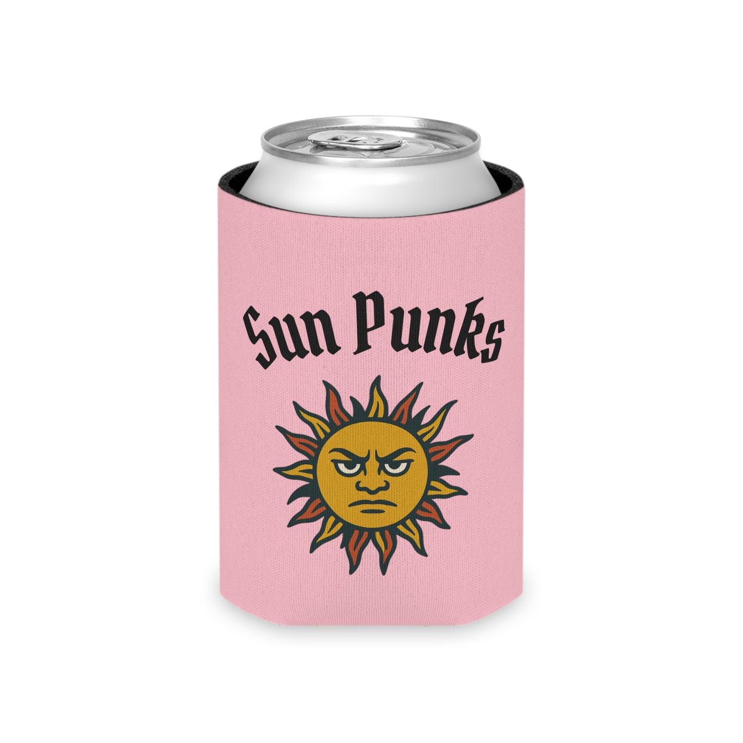 Sun Punks Simple Koozie - Pink