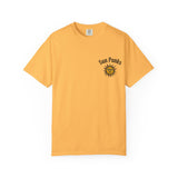 Unisex Oversized Boxy Tee - Sun Punks Surfer Skeleton Graphic T-Shirt