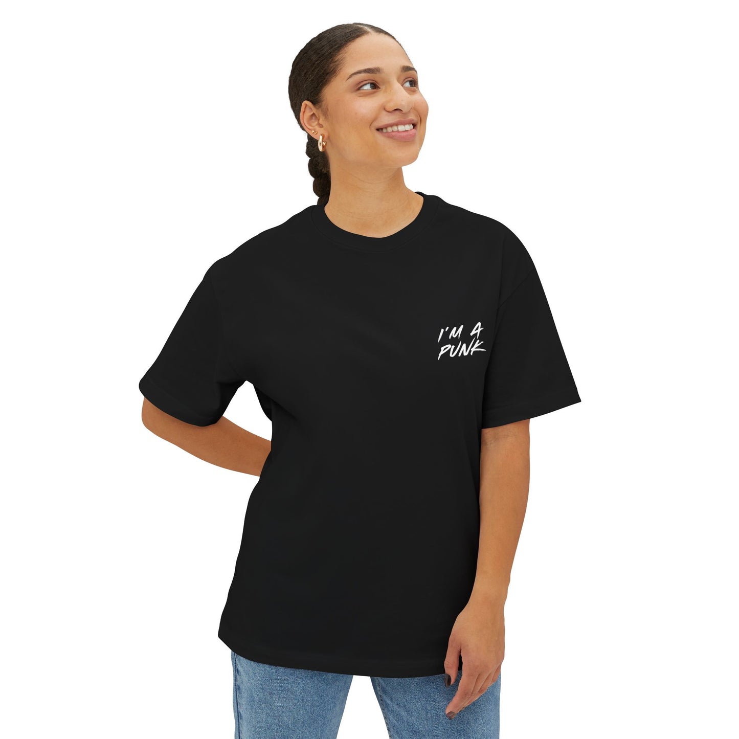 Unisex Oversized Boxy Tee - Sun Punks Summer Graphic T-Shirt