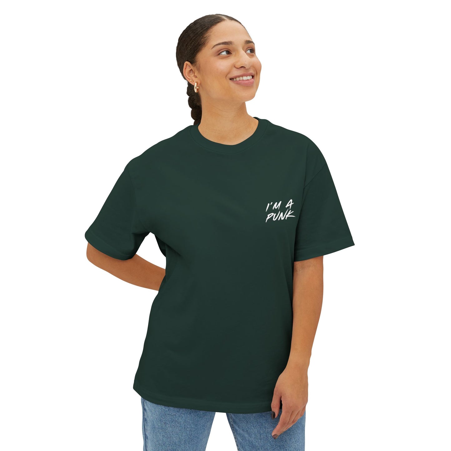 Unisex Oversized Boxy Tee - Sun Punks Summer Graphic T-Shirt