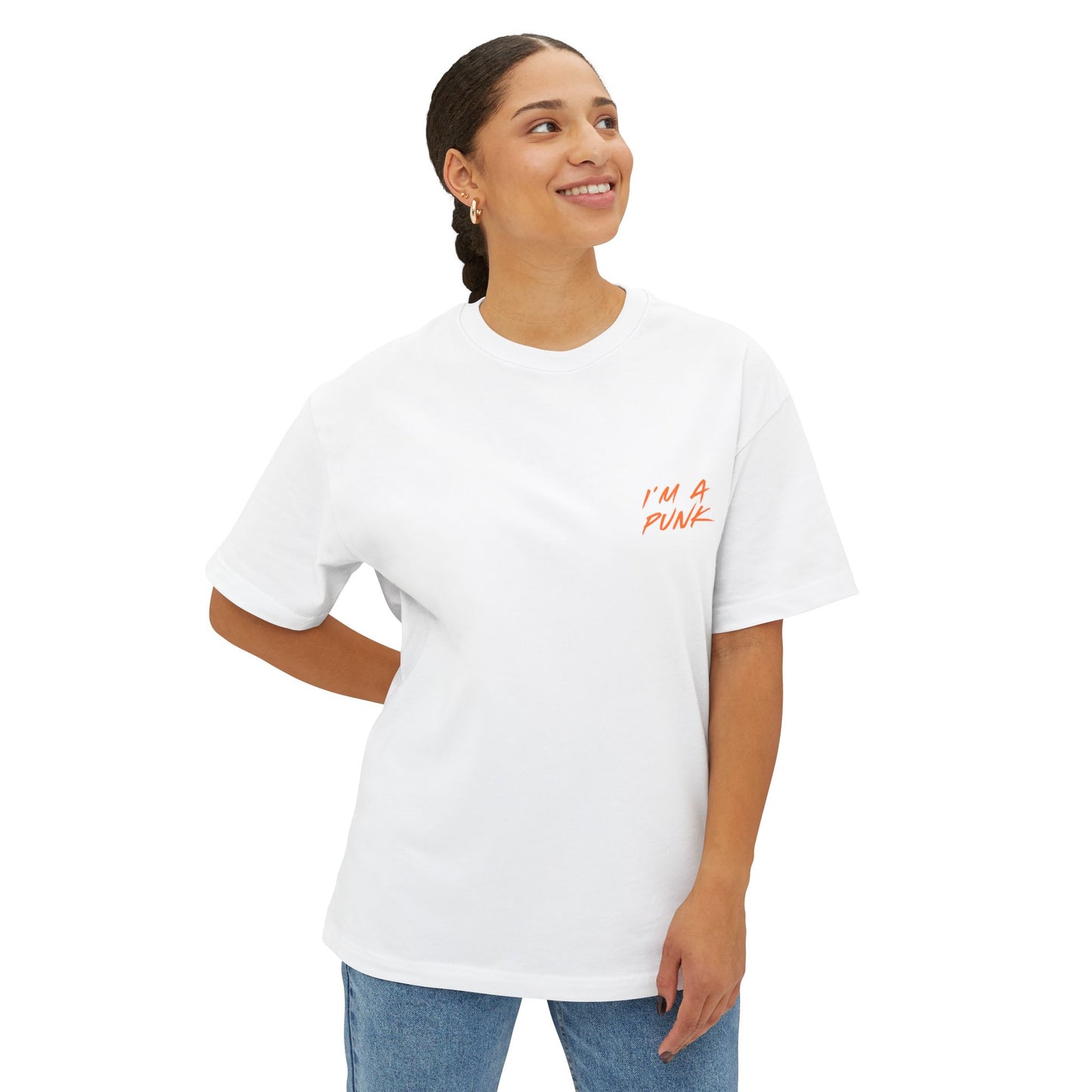 Unisex Oversized Boxy Tee - Sun Punks Summer Graphic T-Shirt