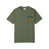Unisex Oversized Boxy Tee - Sun Punks Surfer Skeleton Graphic T-Shirt