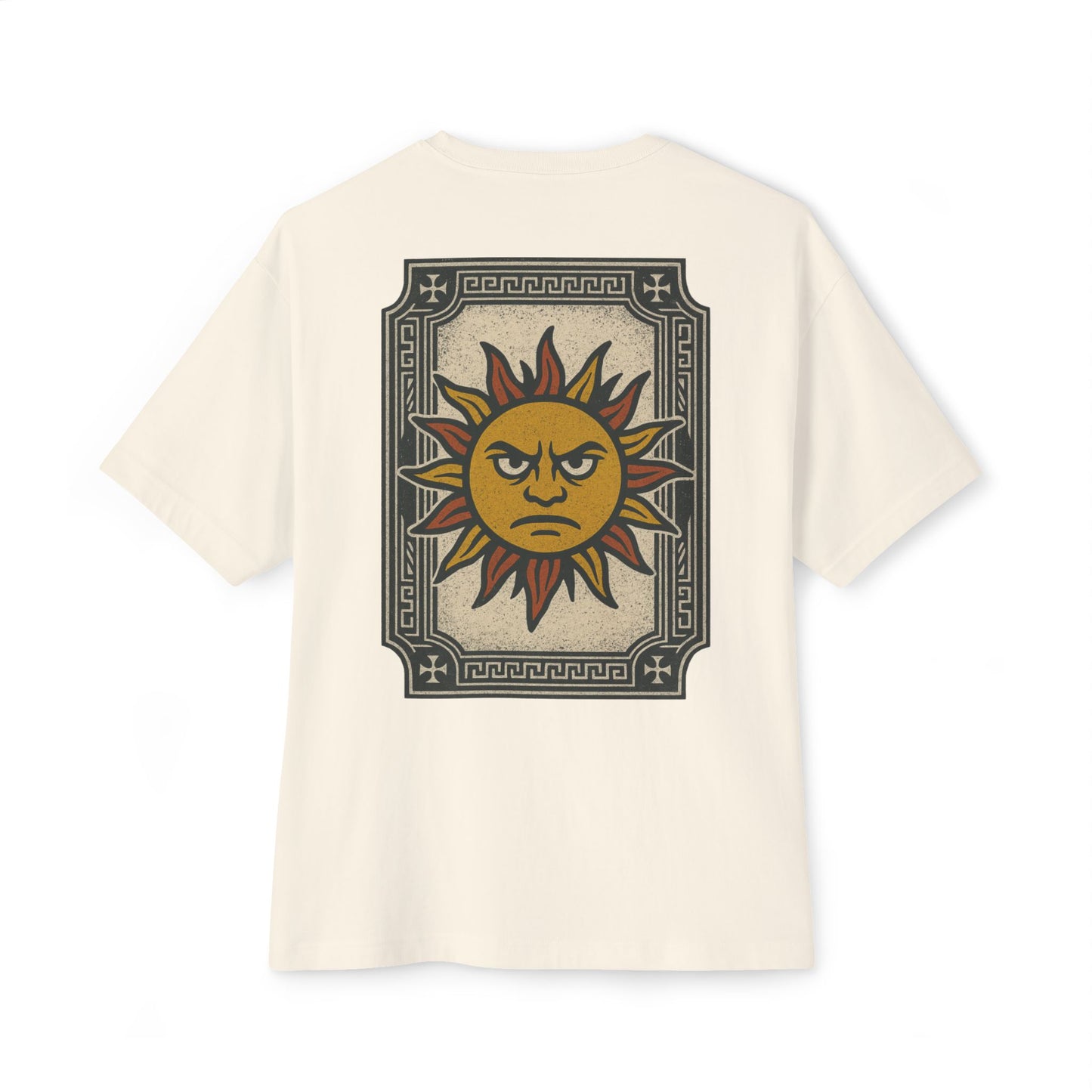 Unisex Oversized Boxy Tee - Sun Punks Graphic T-Shirt