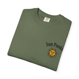 Unisex Oversized Boxy Tee - Sun Punks Surfer Skeleton Graphic T-Shirt