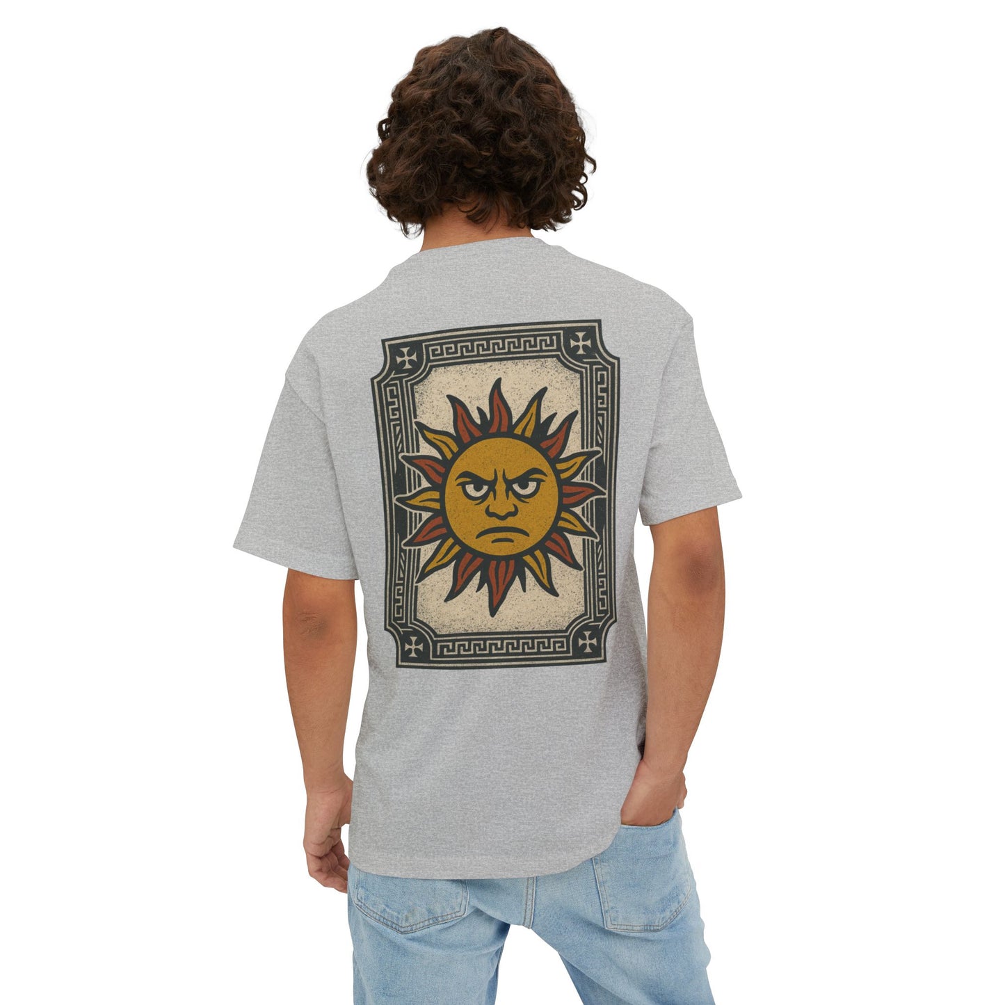 Unisex Oversized Boxy Tee - Sun Punks Graphic T-Shirt