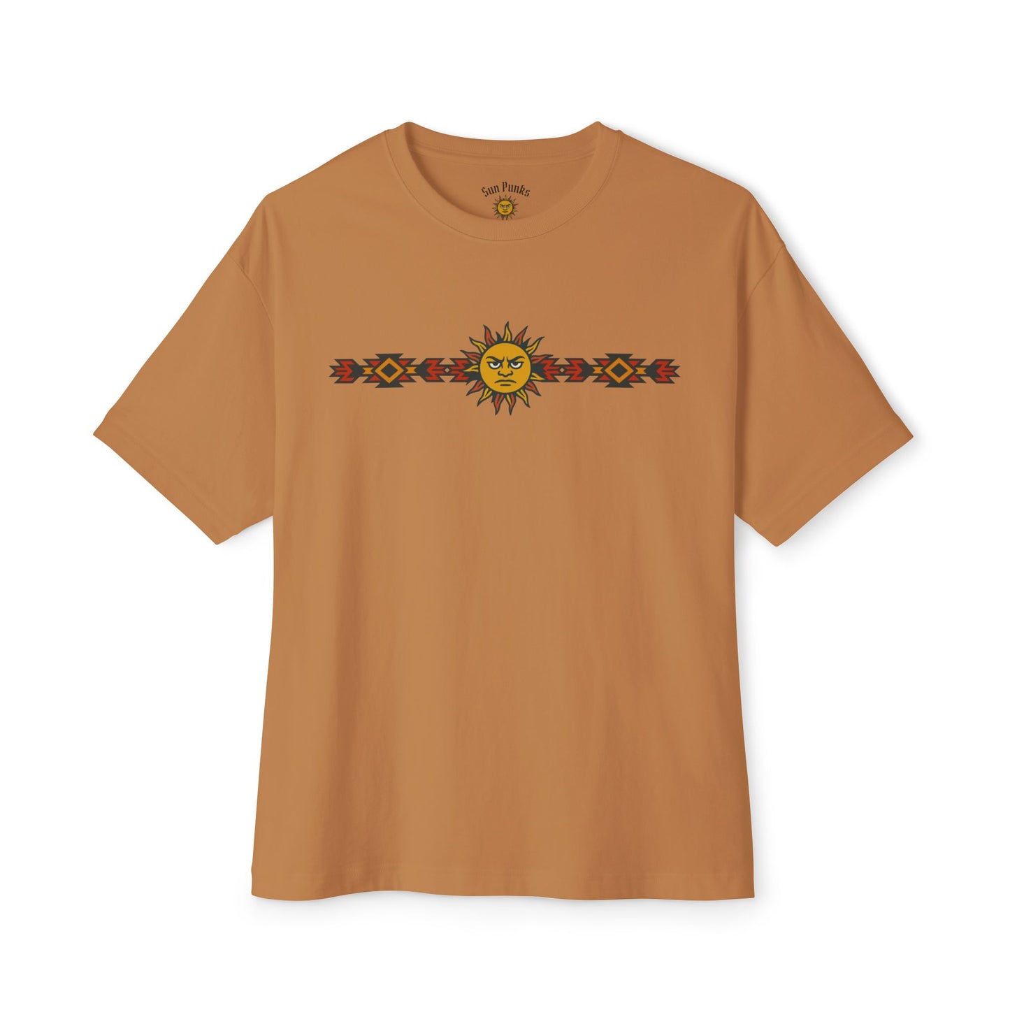 Sun Punks Oversized Boxy Tee - Boho Graphic Tee