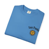 Unisex Oversized Boxy Tee - Sun Punks Surfer Skeleton Graphic T-Shirt
