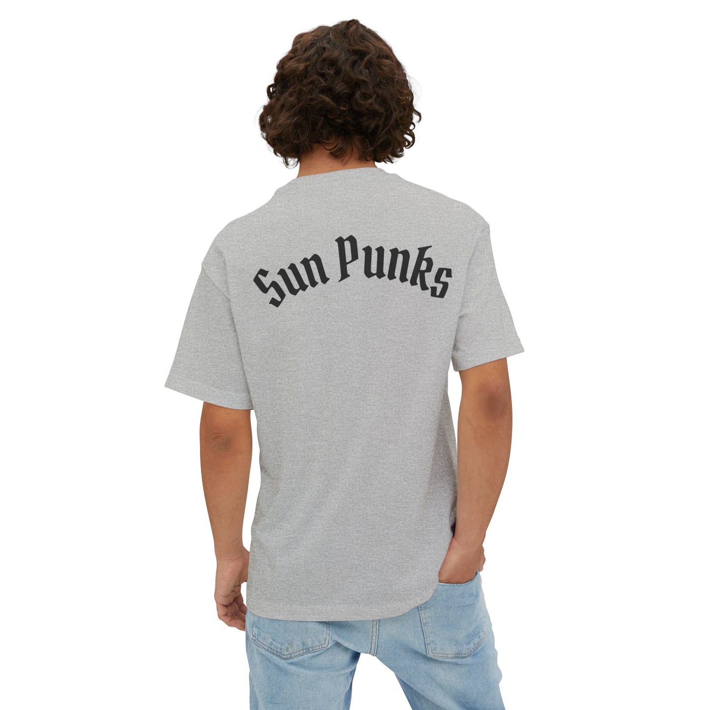 Sun Punks Oversized Boxy Tee - Boho Graphic Tee