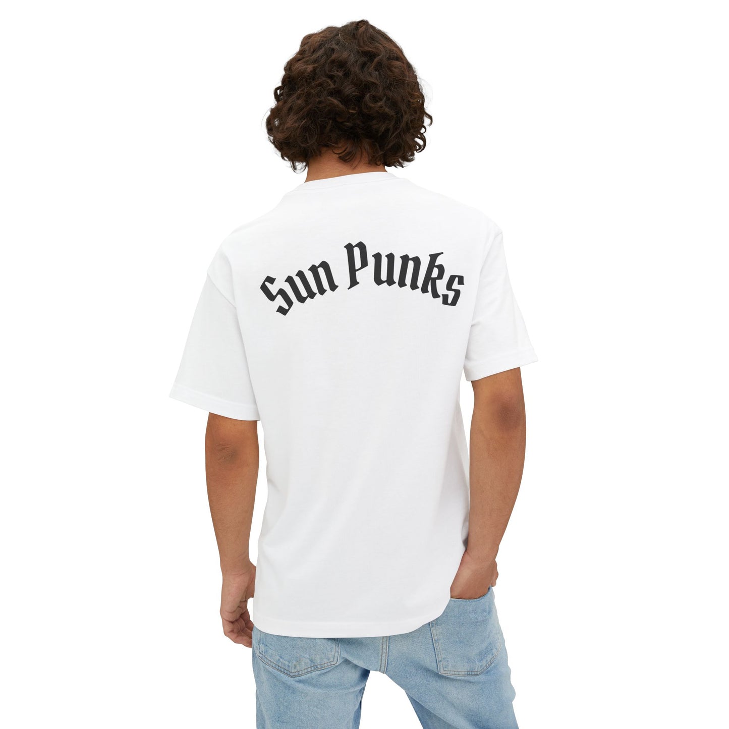 Sun Punks Oversized Boxy Tee - Boho Graphic Tee
