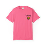 Unisex Oversized Boxy Tee - Sun Punks Surfer Skeleton Graphic T-Shirt