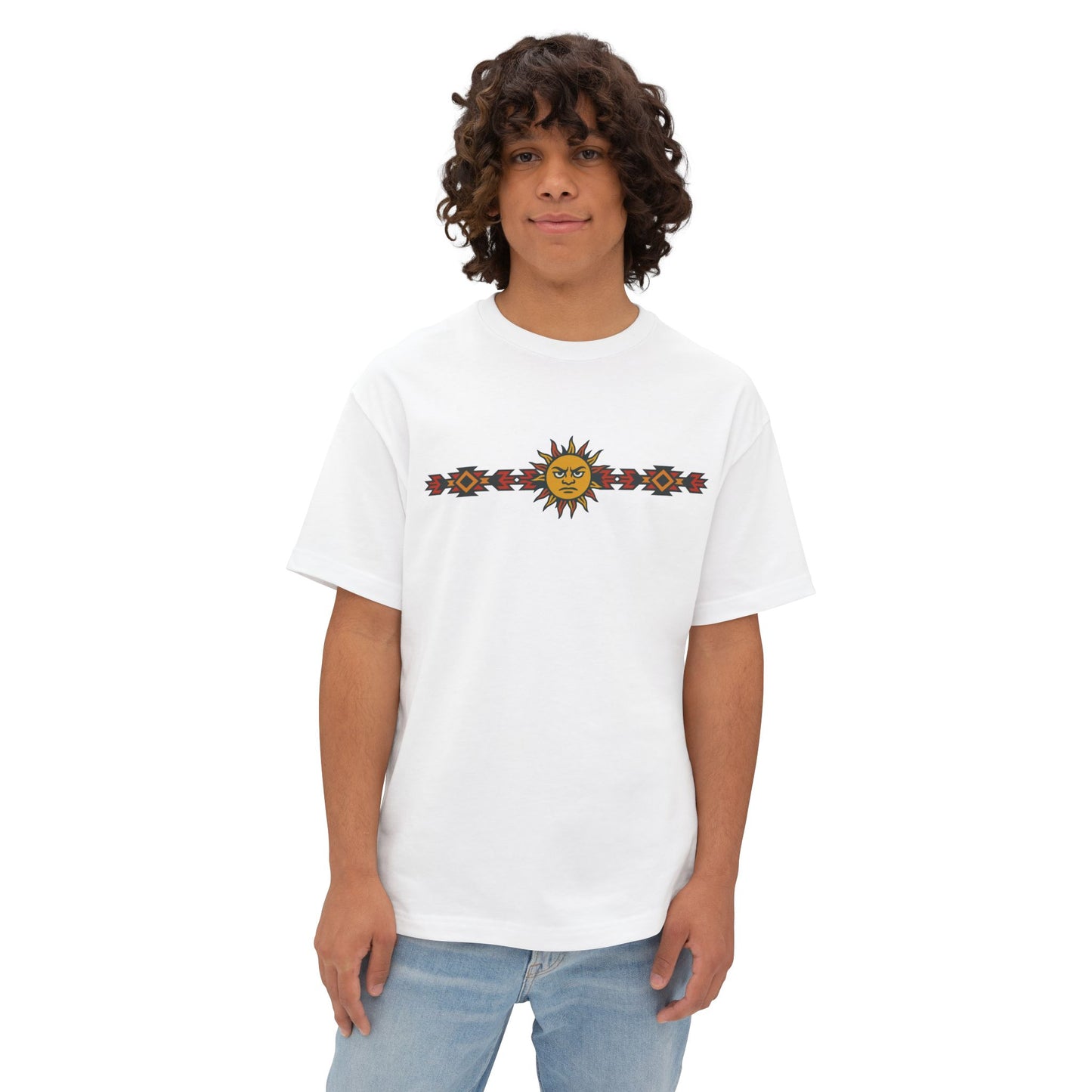 Sun Punks Oversized Boxy Tee - Boho Graphic Tee